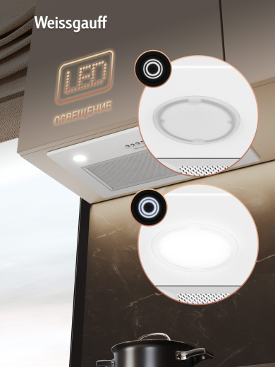 �������� ������������ ������� Weissgauff Arum 600 PB White Enamel