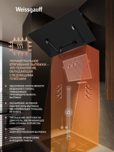 ��������� ������� Weissgauff SIGMA 60 Touch Black Glass