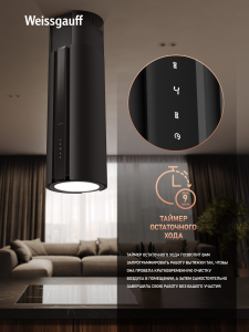 �������� ��������� ������� � ���������� Weissgauff Sun 1400 Island BLDC Black