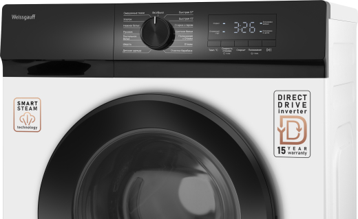 C��������� ������ � ������ ��������, ���������� � ����� Weissgauff WM 61212 Direct Drive Inverter Steam