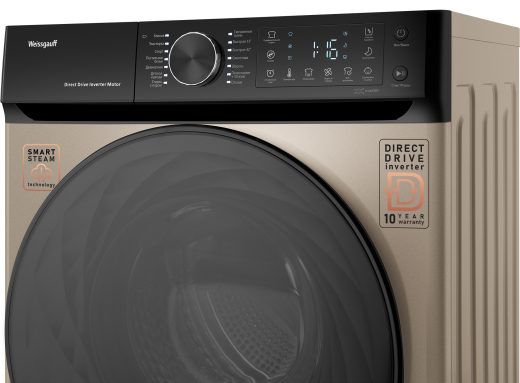 C��������� ������ � ������ ��������, ���������� � ����� Weissgauff WM 59411 Direct Drive Inverter Steam Champagne