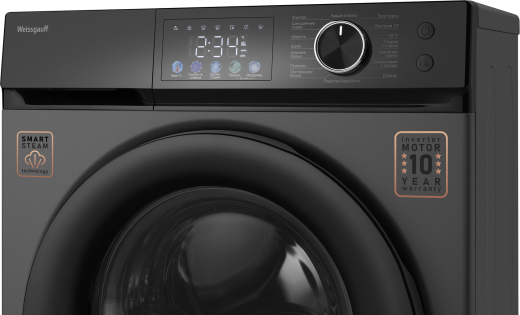C��������� ������ � ���������� � ����� Weissgauff WM 45126 Inverter Steam Color Touch Grey