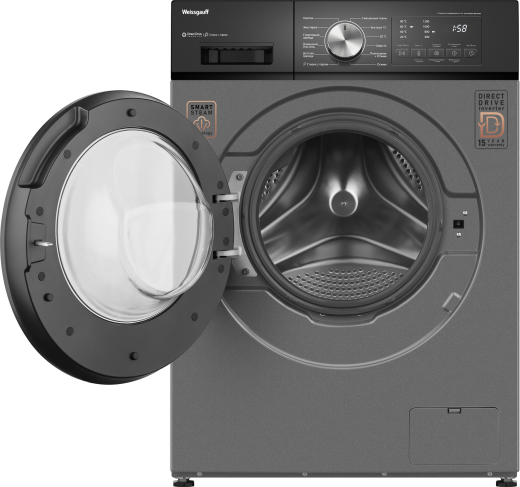 C��������� ������ � ������ ��������, ���������� � ����� Weissgauff WM 45127 Direct Drive Inverter Steam Deep Grey