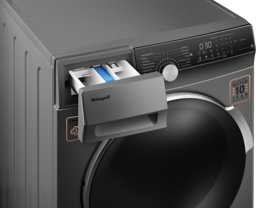 ���������� ������ � ���������� � ����� Weissgauff WM 59412 DC Inverter Steam Silver