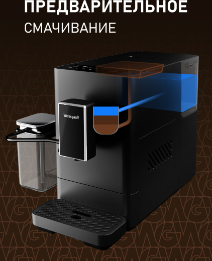 ���������� Weissgauff WCM-335 Automatic ColorTouch Cappuccino Nero