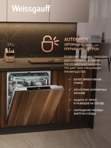 ������������ ������������� ������ � ����� �� ����, ����-����������� � ���������� Weissgauff BDW 6151 Inverter Touch AutoOpen Infolight