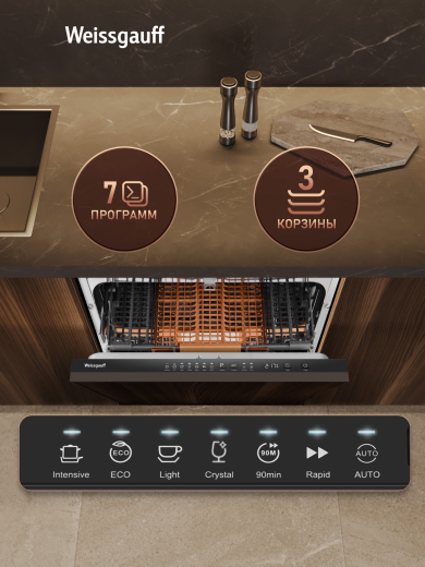������������ ������������� ������ � ����� �� ���� Weissgauff BDW 6036 D Infolight