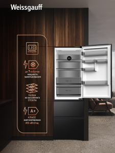 ��������������� ����������� Weissgauff WFD 420 Total NoFrost Inverter Dark Inox