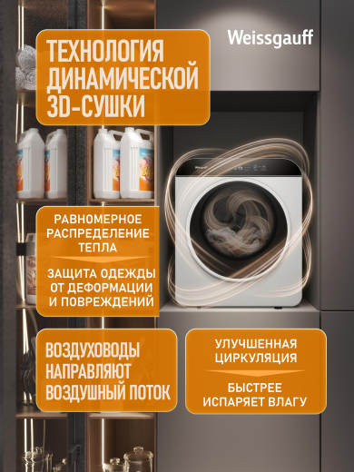 ���������� ��������� ������ Weissgauff WD 486 DW Compact Smart Dry