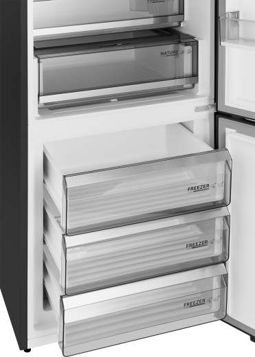 ��������������� ����������� � ���������� Weissgauff WRK 2070 D Premium Inverter Total Nofrost Black