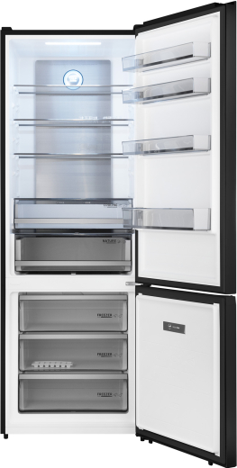 ��������������� ����������� � ���������� Weissgauff WRK 2070 D Premium Inverter Total Nofrost Black Glass