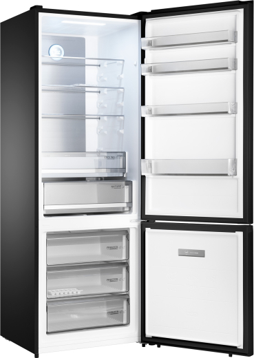 ��������������� ����������� � ���������� Weissgauff WRK 2070 D Premium Inverter Total Nofrost Black Glass
