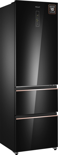 ��������������� ����������� Weissgauff WFD 420 Total NoFrost Inverter Black Glass