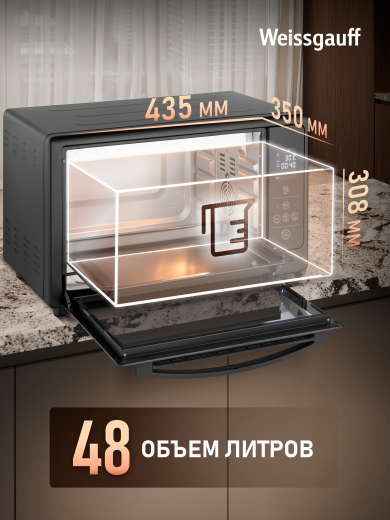 ����-���� Weissgauff  WMR 48 Touch Black 