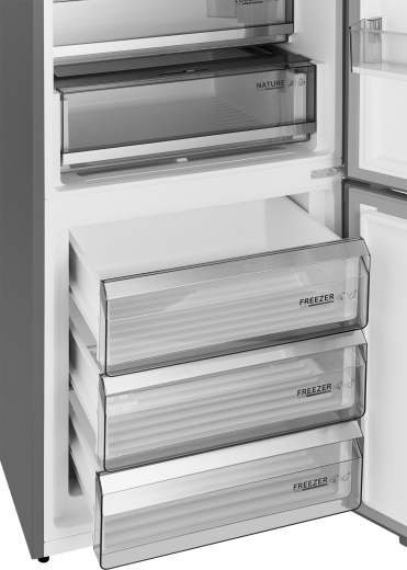 ��������������� ����������� � ���������� Weissgauff WRK 2070 D Premium Inverter Total Nofrost Gold Glass