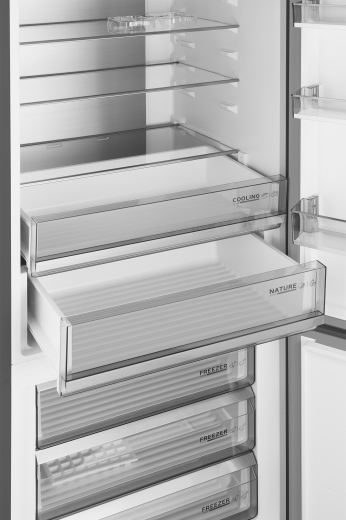 ��������������� ����������� � ���������� Weissgauff WRK 2070 D Premium Inverter Total Nofrost Gold Glass