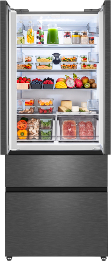 ��������������� ����������� Weissgauff WFD 450 Built-in Inverter NoFrost Dark Inox