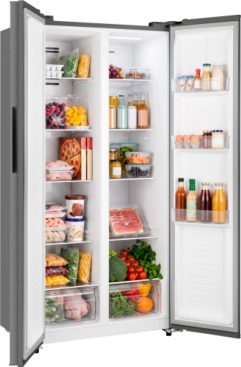 ��������������� ����������� � ���������� Weissgauff WSBS 430 Total Nofrost Dark Inox