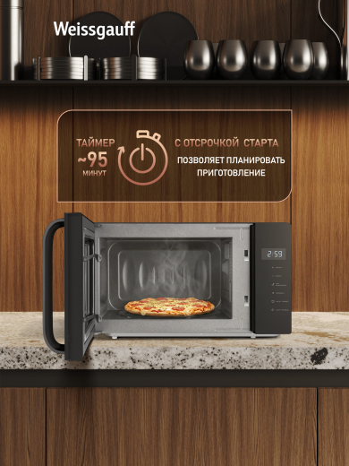 ������������� ���� Weissgauff MWO-330 Black Glass