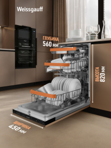 ������������ ������������� ������ � ��������� ������� �� ���� Weissgauff BDW 4538 Timer Floor
