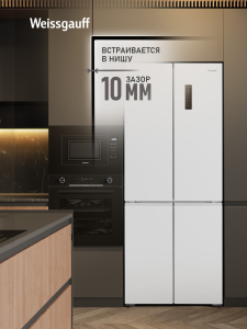 ��������������� ����������� � ���������� Weissgauff WCD 450 Inverter Total NoFrost Slot-In White