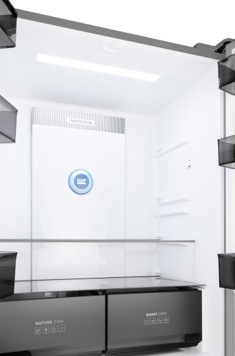 ��������������� ����������� � ���������� Weissgauff WCD 500 Inverter Total NoFrost Slot-In Graphite
