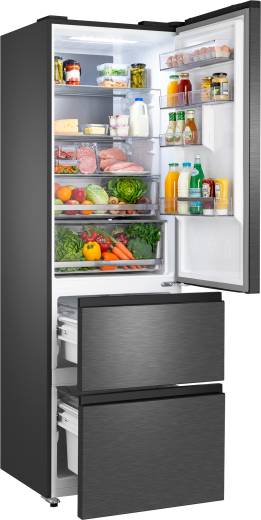 ��������������� ����������� Weissgauff WFD 420 Total NoFrost Inverter Dark Inox