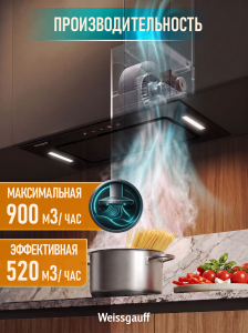 �������� ������������ ������� Weissgauff Intense 600 Touch Black Glass