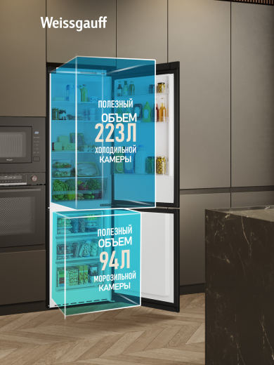 ��������������� ����������� Weissgauff WRK 1850 Defrost Black
