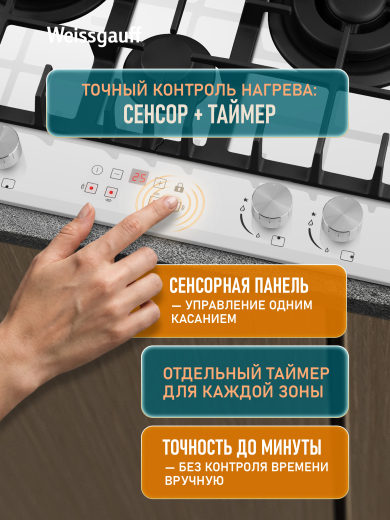 �������� ������ Weissgauff HGG 642 BGW Double Wok Timer