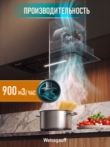 �������� ������������ ������� Weissgauff Aura 456 PB Black Glass