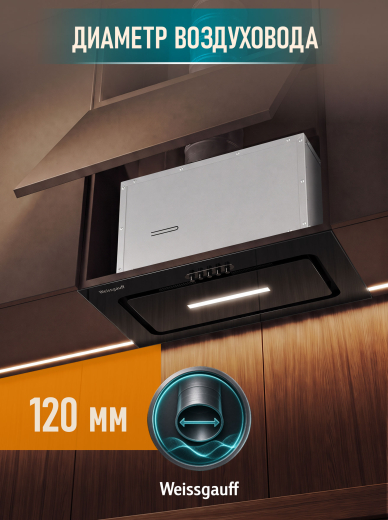 �������� ������������ ������� Weissgauff Aura 456 PB Black Glass