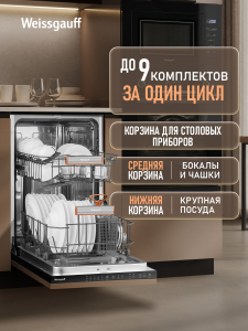 ������������ ������������� ������ � ����� �� ���� Weissgauff BDW 4525 Infolight
