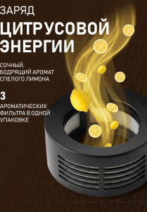HEPA-������� ��� ������������� ������������� �������� Weissgauff V19 AromaFresh Lemon Scent �������� 3 ��