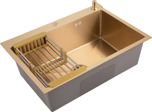 ����� ��� ����� �� ����������� ����� Weissgauff WKS 7050-1 Gold Nano Hexagon