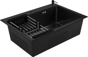 ����� ��� ����� �� ����������� ����� Weissgauff WKS 7050-2 Black Nano Hexagon