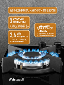�������� ������ Weissgauff HGG 451 BGh Nano Glass