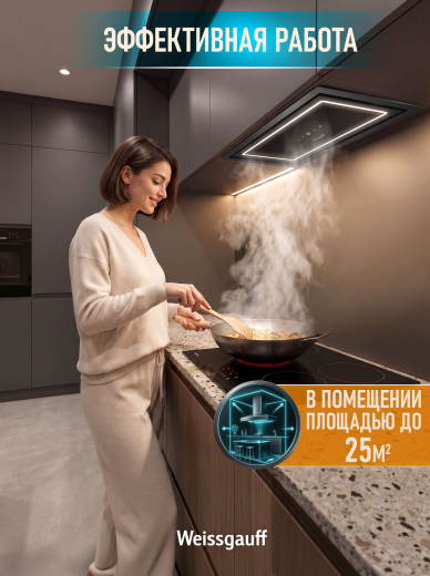�������� ������������ ������� Weissgauff Quadra 600 Touch Black Glass