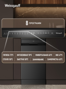 ������������� ������ c ����-����������� � ���������� Weissgauff DW 4508 Inverter Autoopen Black