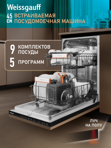 ������������ ������������� ������ � ����� �� ���� Weissgauff BDW 4525 Infolight