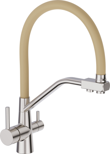 �������� ��������� Weissgauff WKF 3422 inox/beige pure water