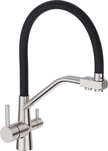 �������� ��������� Weissgauff WKF 3422 inox/black pure water