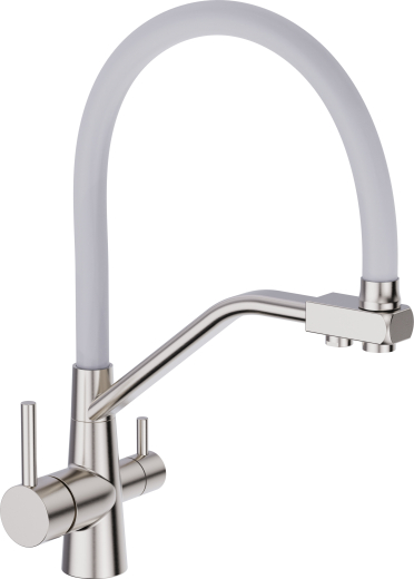 �������� ��������� Weissgauff WKF 3422 inox/white pure water