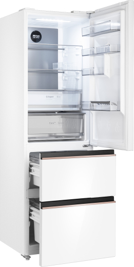 ��������������� ����������� Weissgauff WFD 420 Total NoFrost Inverter White Glass