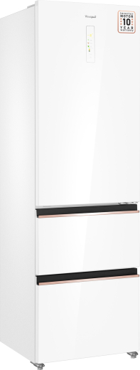 ��������������� ����������� Weissgauff WFD 420 Total NoFrost Inverter White Glass