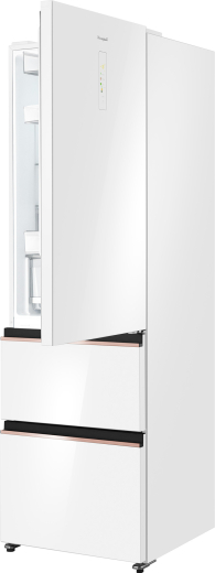 ��������������� ����������� Weissgauff WFD 420 Total NoFrost Inverter White Glass