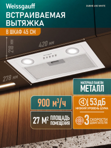�������� ������������ ������� Weissgauff Dubhe 450 White