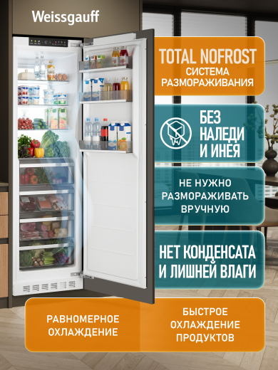 ������������ ����������� � ���������� Weissgauff WRI 185 DR Total NoFrost