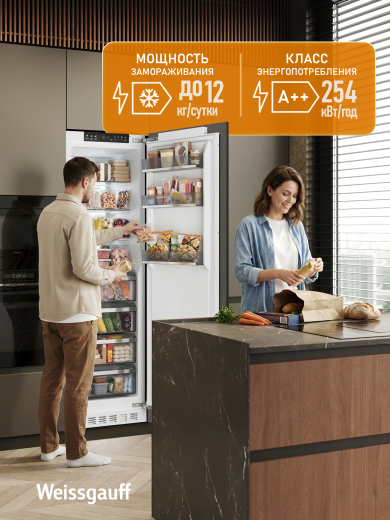 ������������ ����������� � ���������� Weissgauff WRI 185 DR Total NoFrost