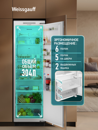 ������������ ����������� � ���������� Weissgauff WRI 178 Inverter NoFrost